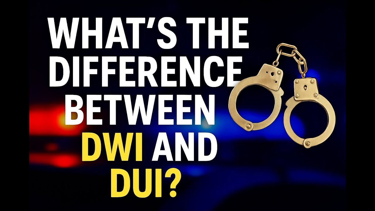 DWI vs DUI: Which One is Worse? | DavidSmithLawFirmPLLC