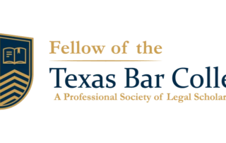 David Smith Law Firm, PLLC 102 Texas Bar College logo representing David Smith's Board Certification in Criminal Law, emphasizing legal expertise and professional recognition.