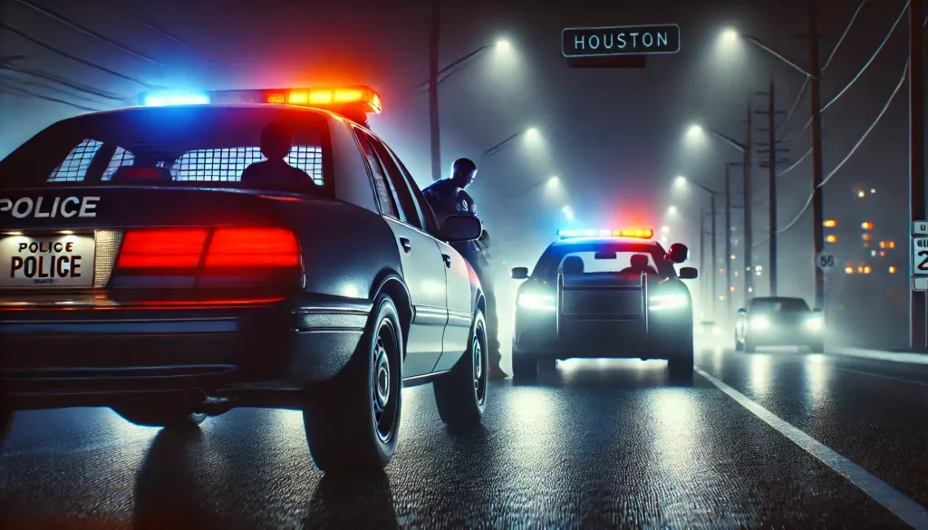 A car at night