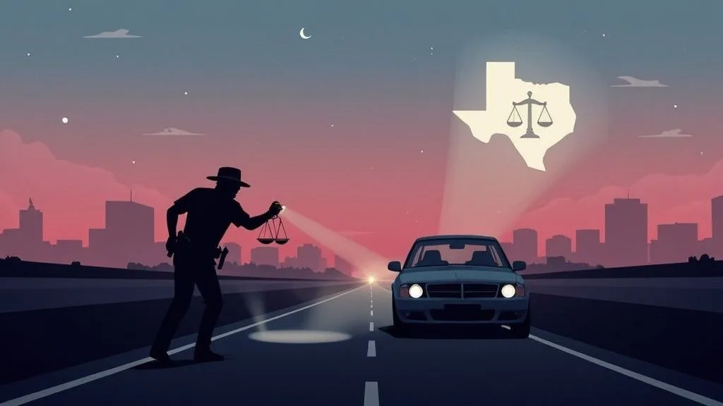 A person with a sunset in the background