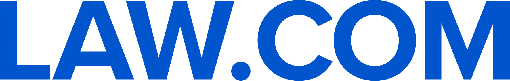 David Smith Law Firm, PLLC 13 Law.com logo in bold blue letters, representing legal services and resources, relevant to David Smith's criminal defense practice in Houston, Texas.