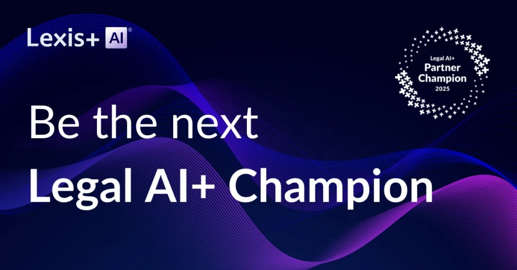 David Smith Law Firm, PLLC Nominated for the LexisNexis® Legal AI+ Champion Award 10 Graphical user interface