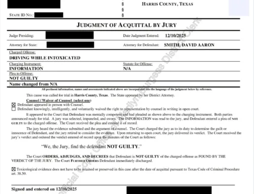 Not Guilty Verdict After a 3-Day DWI Trial: How Strategic Defense Made All the Difference