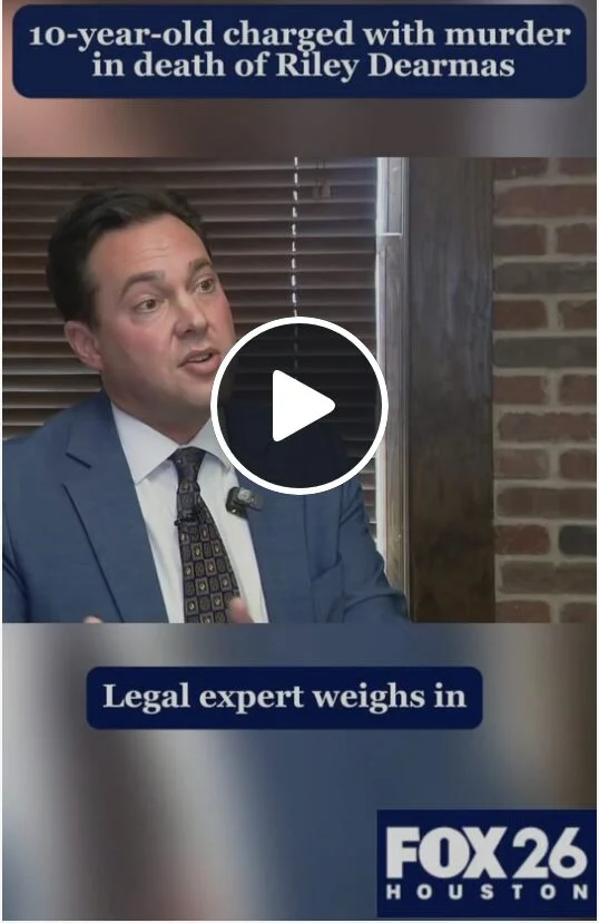 David Smith being interviewed by Fox 26's Mckenna Earnhart