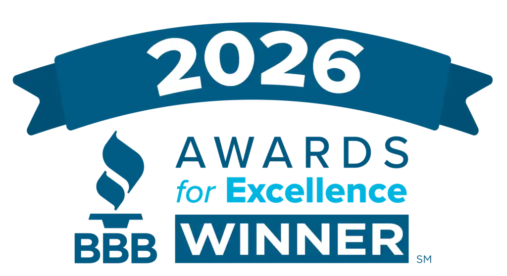 David Smith Law Firm, PLLC Recognized as a 2026 BBB Winner of Distinction 1 Logo